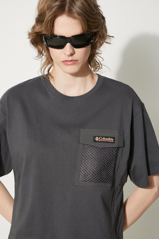 Columbia t-shirt in cotone Painted Peak 2074491 grigio