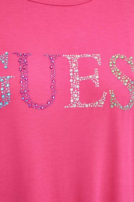 Plážové tričko Guess růžová E4GI02.K68D2