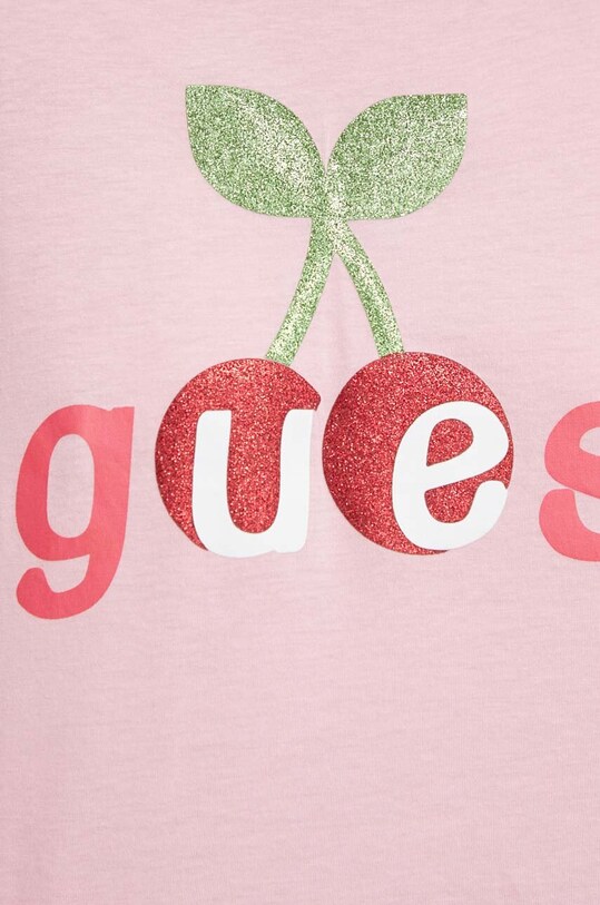 Пляжна футболка Guess рожевий E4GI08.KC6K0