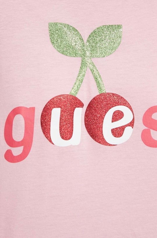 Guess t-shirt plażowy różowy E4GI08.KC6K0