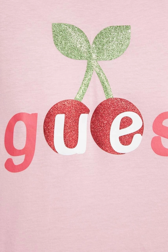 Guess t-shirt plażowy różowy E4GI08.KC6K0