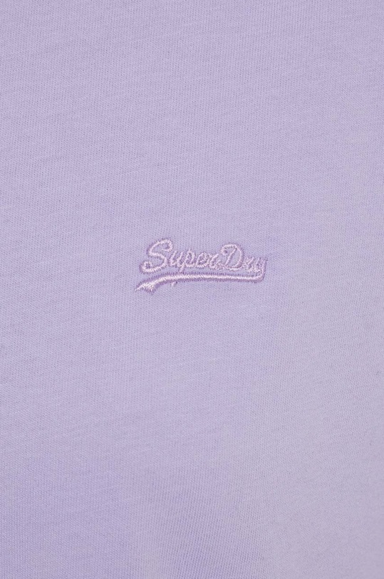 Superdry t-shirt bawełniany W1011122A.1KX fioletowy