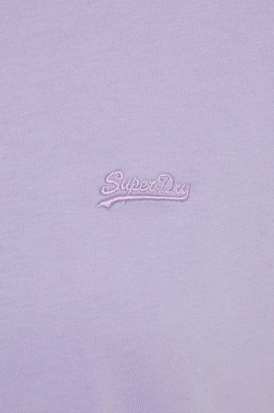 Superdry t-shirt bawełniany W1011122A.1KX fioletowy