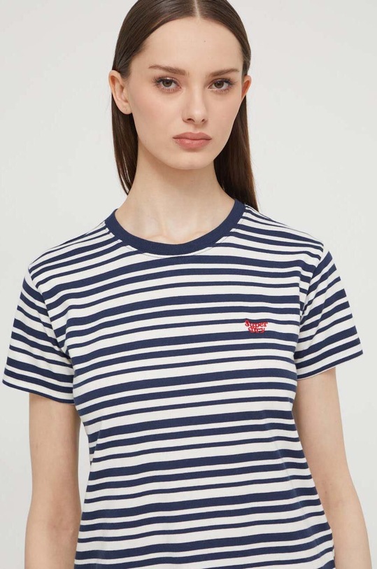 Бавовняна футболка Superdry бавовна темно-синій W1011428A.2JL
