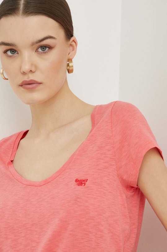 Superdry t-shirt różowy W1011381A.OU3