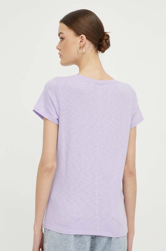 Odzież Superdry t-shirt W1011381A.1KX fioletowy
