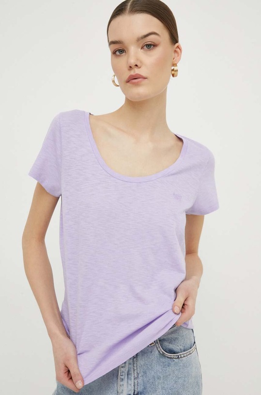 Superdry t-shirt fioletowy W1011381A.1KX