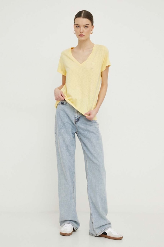 Tričko Superdry W1011181A.QLC žlutá SS24