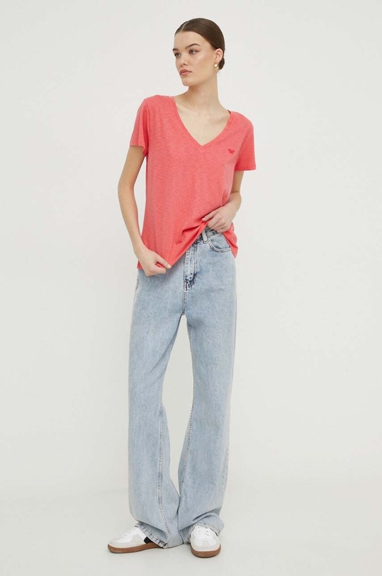 Superdry t-shirt W1011181A.IJU różowy SS24