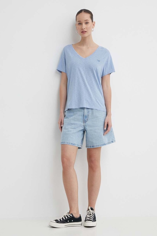 Tričko Superdry W1011181A.5AX modrá SS24
