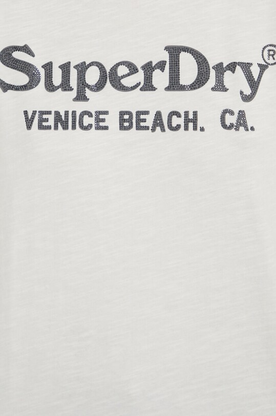 Хлопковая футболка Superdry бежевый W1011403A.2BC