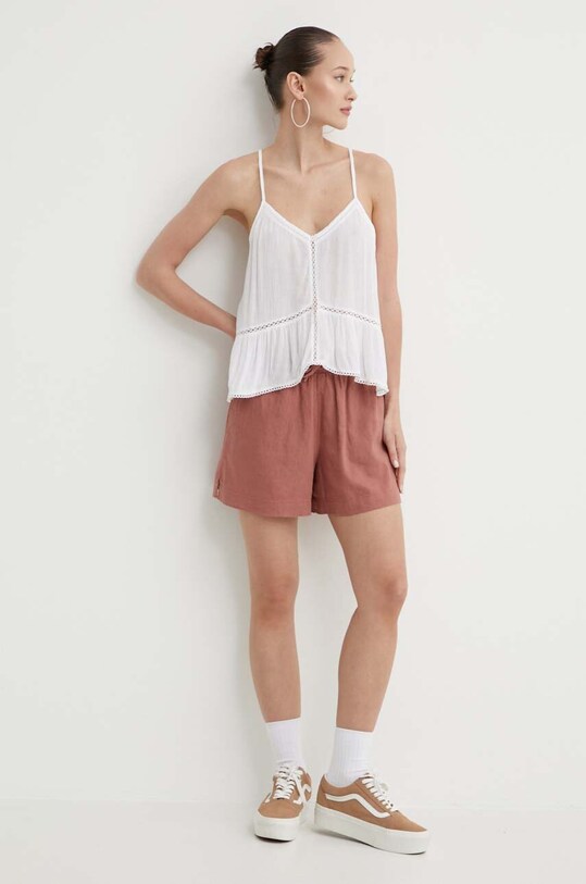 Blúzka Superdry W6011647A.71D biela SS24