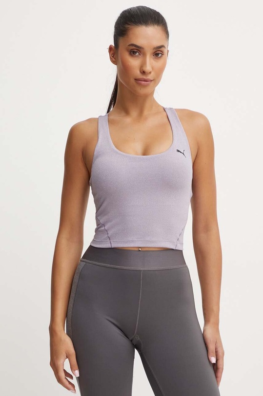 Топ для йоги Puma Studio Foundation фіолетовий 524843