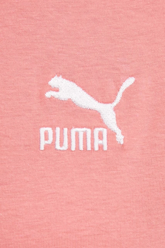 Bavlnené tričko Puma BETTER CLASSICS Oversized 624226 ružová