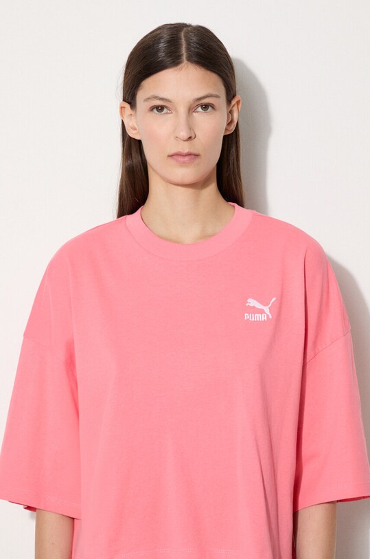 Хлопковая футболка Puma 624226 розовый