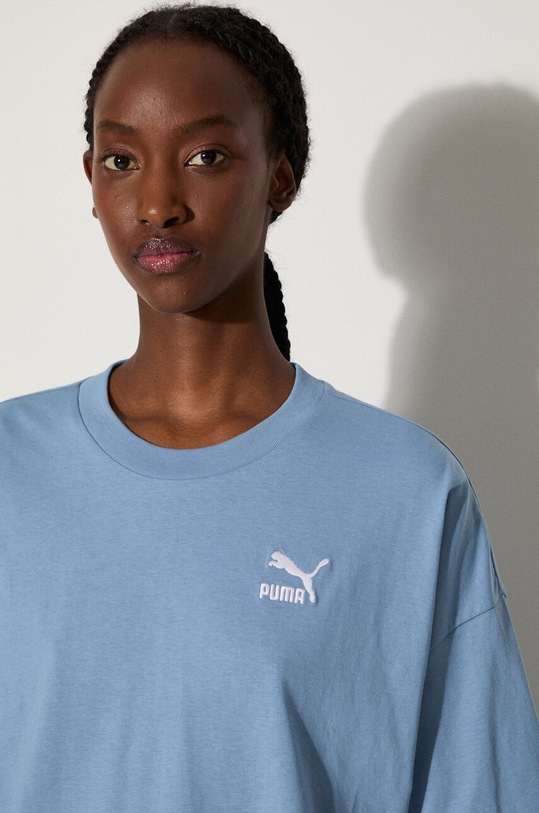 Puma tricou din bumbac albastru 624226