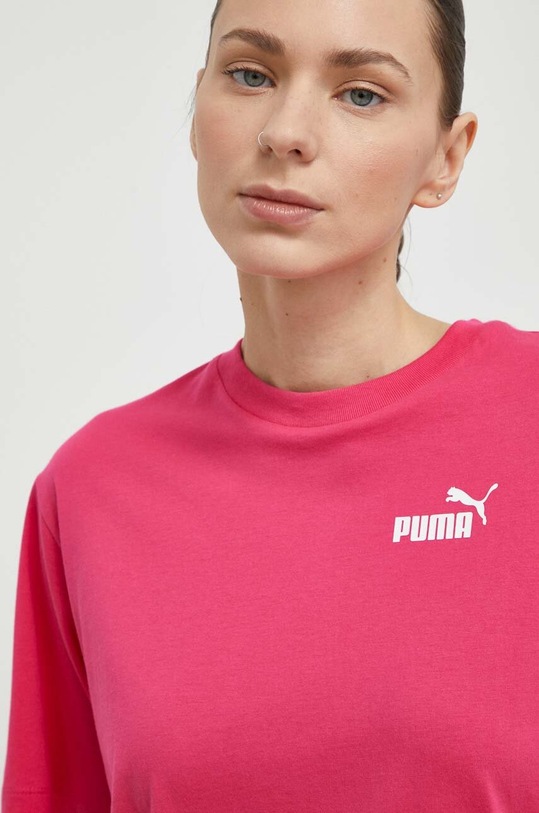 Bavlněné tričko Puma 675994 růžová