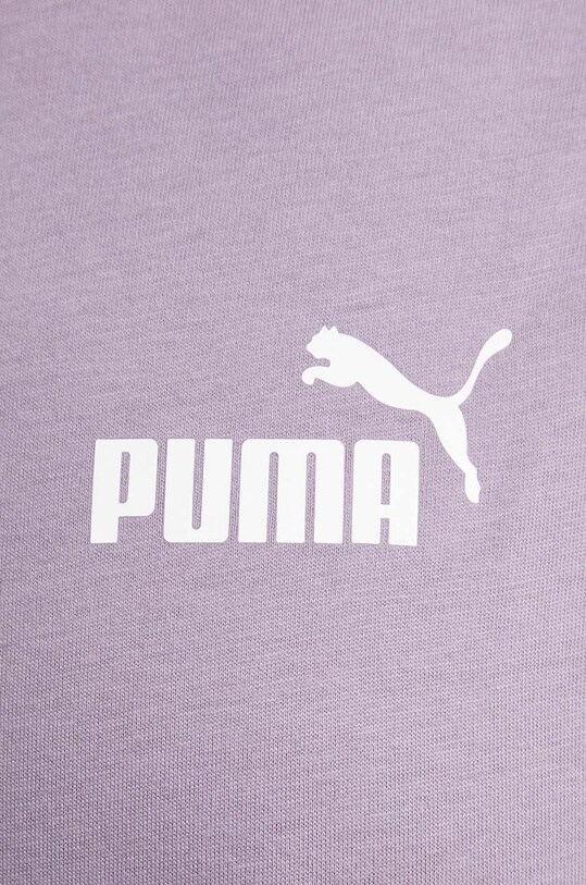 Хлопковая футболка Puma 675994 фиолетовой