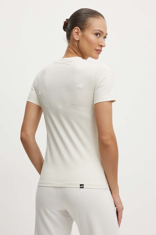 Oblečení Bavlněné tričko Puma HER 677883 béžová