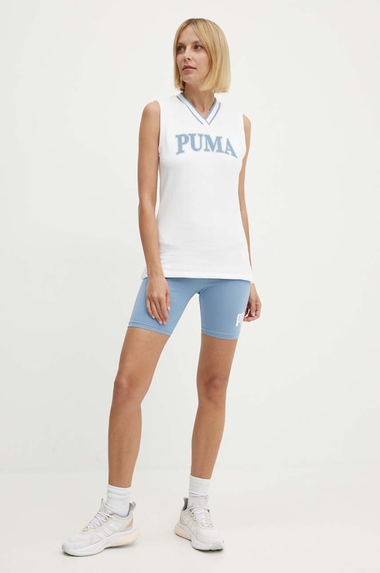 Puma top SQUAD 678703 alb SS24
