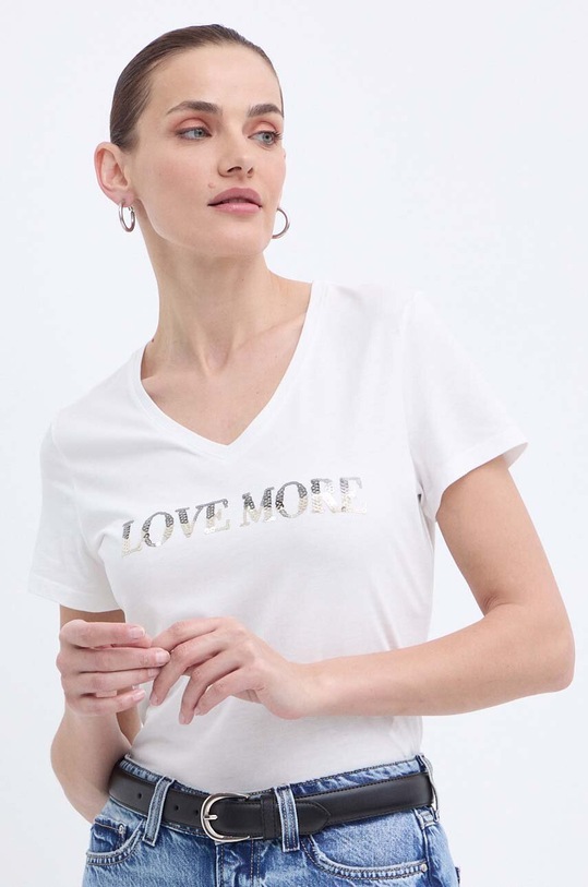 Morgan t-shirt DBLANC pozostałe biały DBLANC.OFF.WHITE