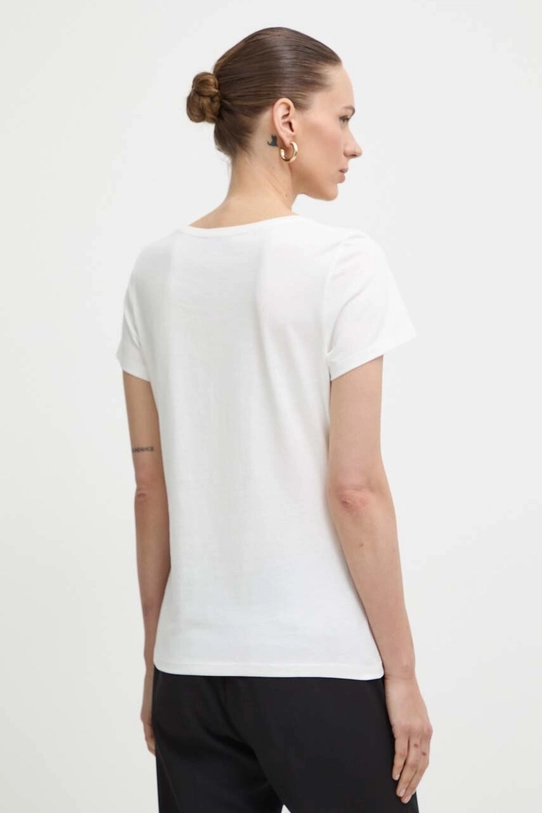 Îmbrăcăminte Morgan tricou DHEART DHEART.OFF.WHITE bej