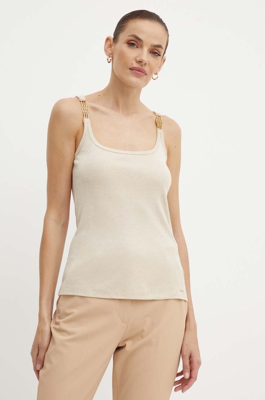 Morgan top DIDO1 bej DIDO1.IVOIRE