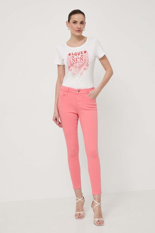 Футболка Morgan DOBA DOBA.OFF.WHITE білий SS24