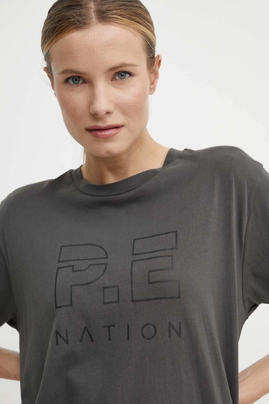 P.E Nation tricou din bumbac gri 241T144