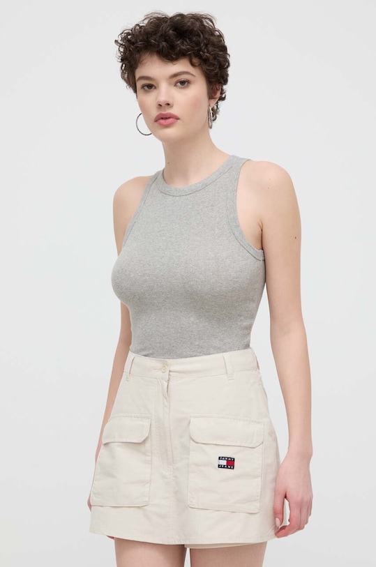 Top Hollister Co. slim sivá KI339.3477.112