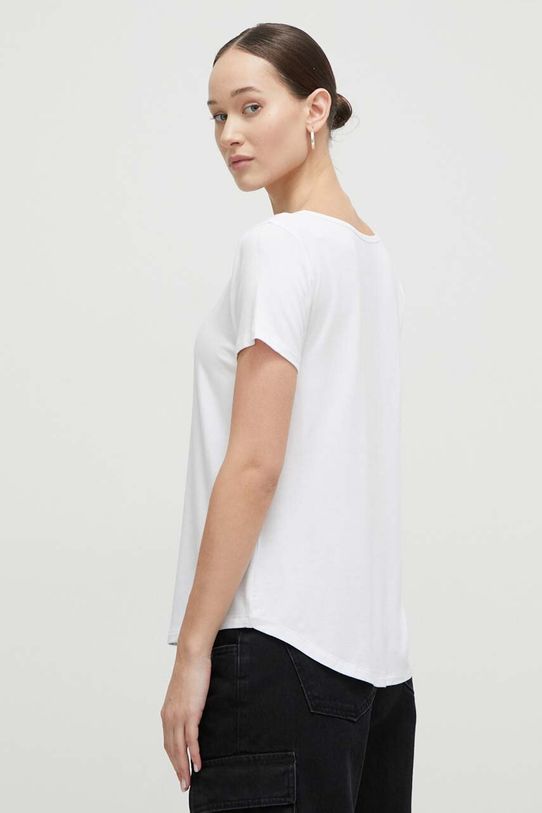 Oblečenie Tričko Hollister Co. KI339.3489.100 biela