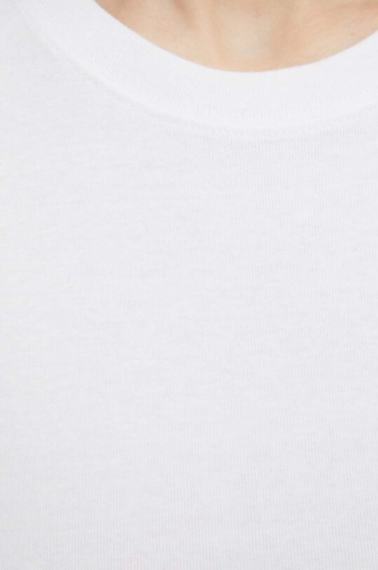 Hollister Co. tricou din bumbac KI339.3491.100 alb