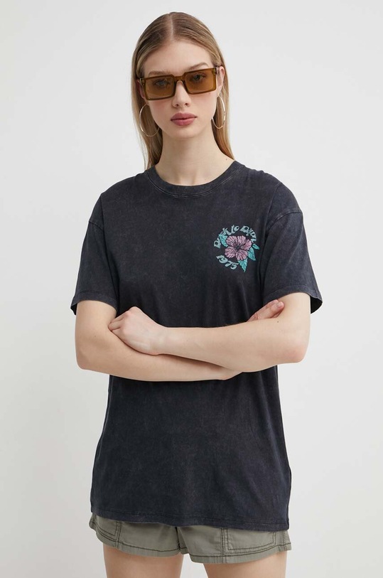 Oblečení Bavlněné tričko Hollister Co. KI357.3220.901 černá