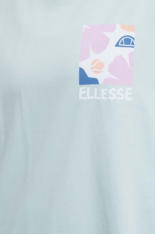 Pamučna majica Ellesse Fortunata T-Shirt SGV20246 tirkizna