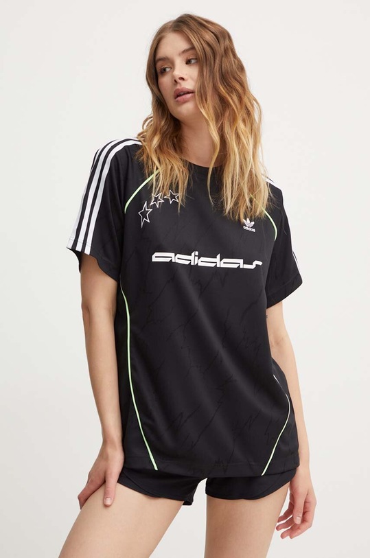Μπλουζάκι adidas Originals στάμπα μαύρο IT9679