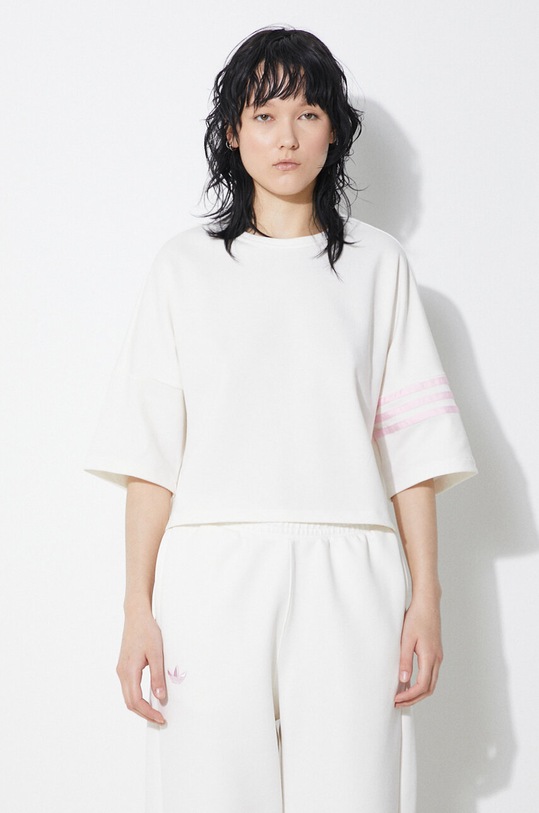 adidas Originals t-shirt Planet friendly beige IU2500