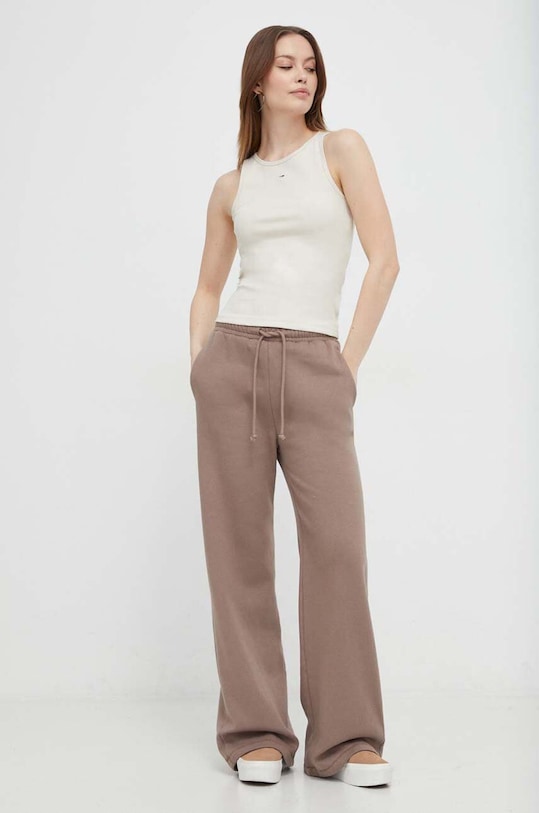 Top Tommy Jeans DW0DW17382 béžová AW24