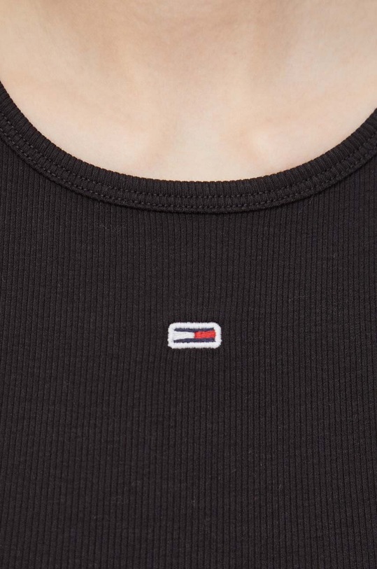 Top Tommy Jeans DW0DW17382 černá