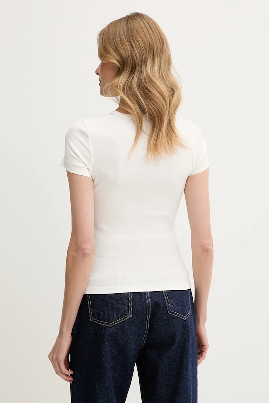 Kratka majica Tommy Jeans DW0DW17881 bela SS25