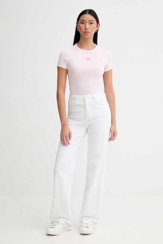 Tommy Jeans t-shirt DW0DW17881 różowy NC25