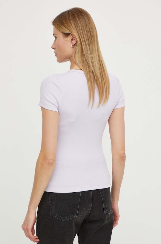 Одежда Футболка Tommy Jeans DW0DW17881 фиолетовой