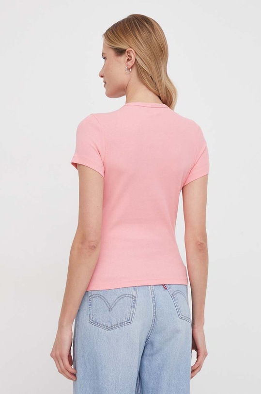 Odzież Tommy Jeans t-shirt DW0DW17881 różowy