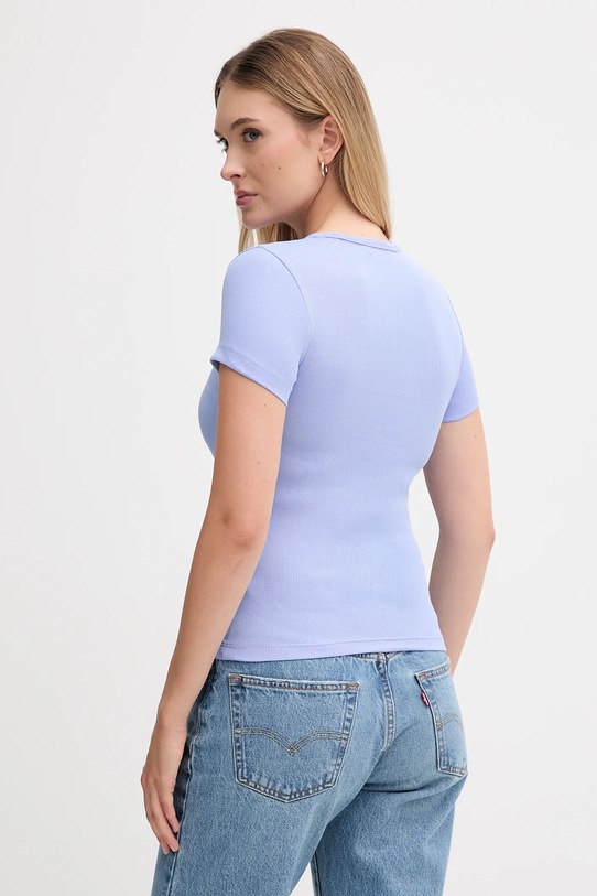 Tommy Jeans t-shirt DW0DW17881 fioletowy SS25