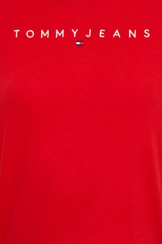 Tommy Jeans t-shirt bawełniany czerwony DW0DW17836