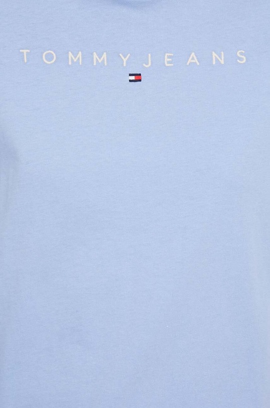Tommy Jeans t-shirt bawełniany niebieski DW0DW17836