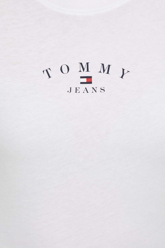 Μπλουζάκι Tommy Jeans λευκό DW0DW18140