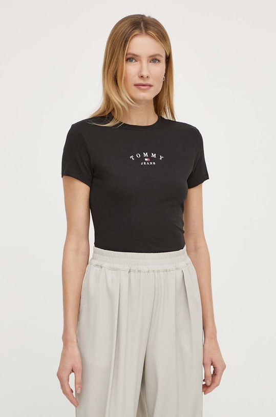 Tričko Tommy Jeans DW0DW18140 černá SS24