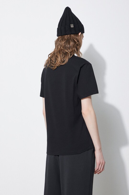 Одяг Бавовняна футболка Carhartt WIP S/S Script Embroidery T-S I032293.0D2XX чорний