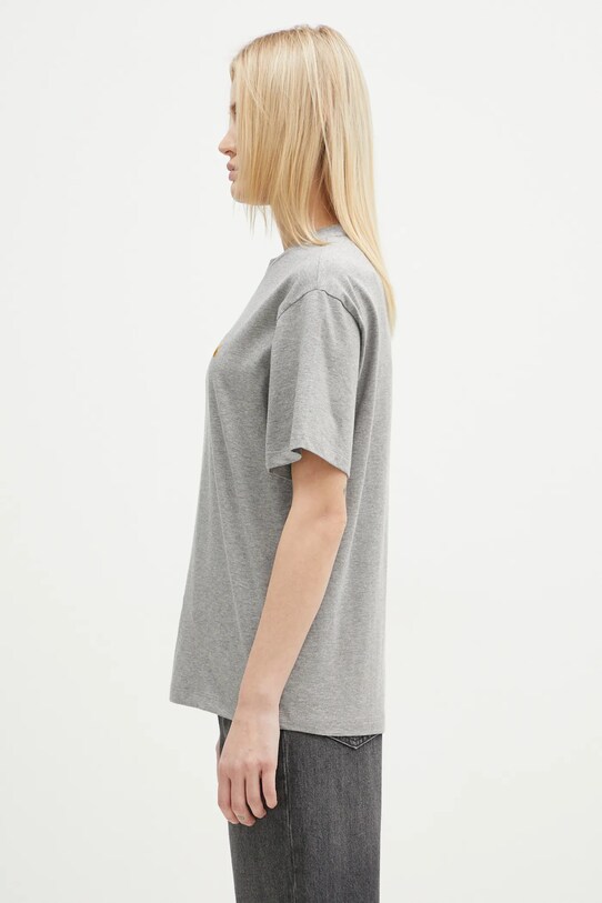 Bavlnené tričko Carhartt WIP S/S Chase T-Shirt I033045.00MXX sivá SS24