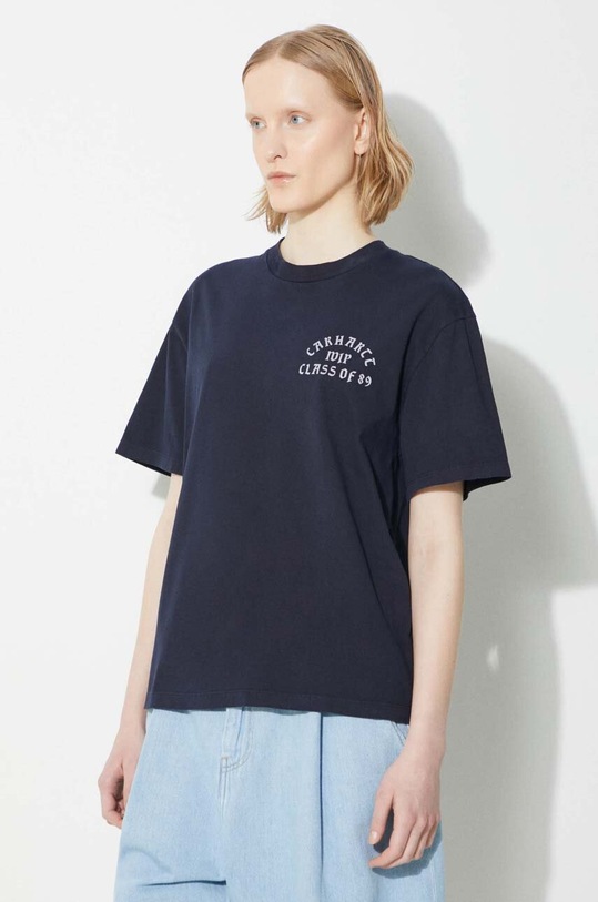 Carhartt WIP cotton t-shirt S/S Class of 89 T-Shirt navy I033192.00BGD